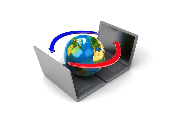 Rede global a Internet — Fotografia de Stock