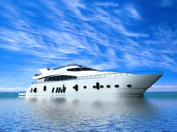 Luxe jacht — Stockfoto