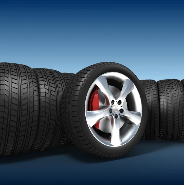 Tyres — Stock Photo, Image