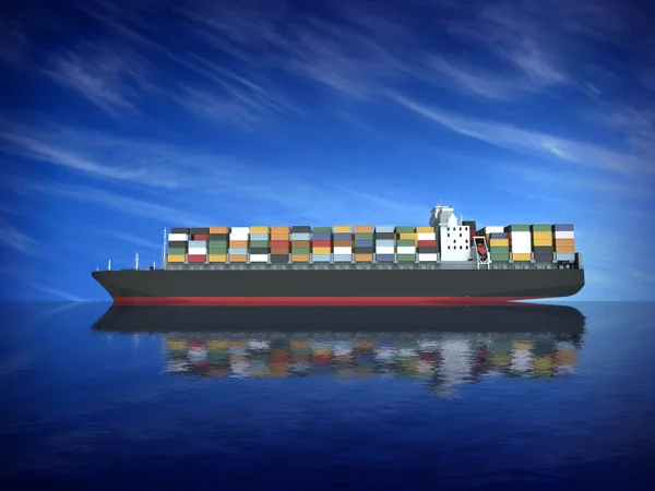 Large container ship — Stock Photo, Image