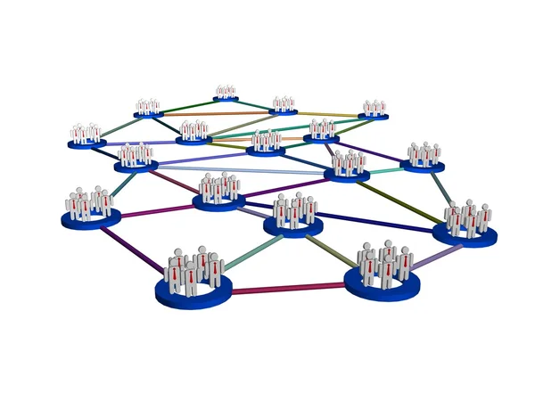 Concept de réseau — Photo