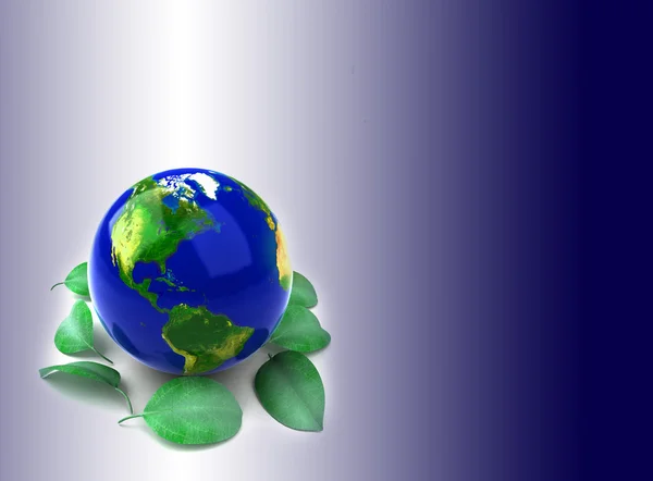 Ikona ekologii planety — Stock fotografie