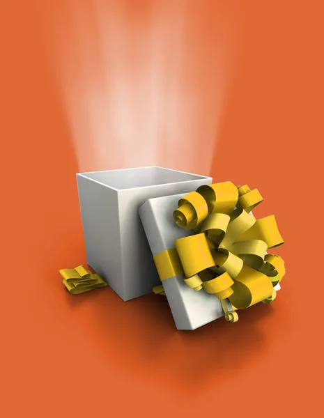 Box with a surprise — Stock Photo, Image