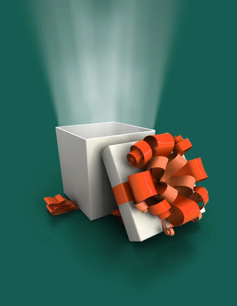 Box with a surprise — Stock Photo, Image