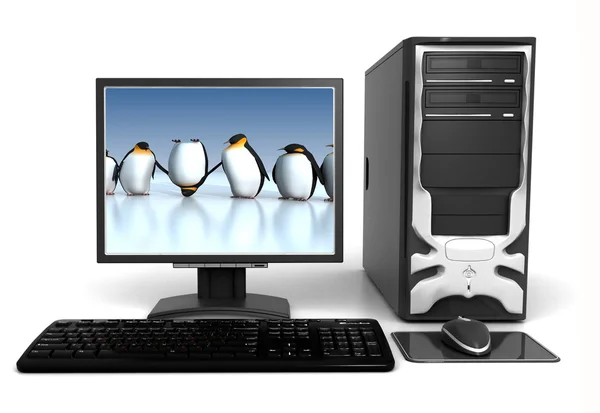 Modern bilgisayar — Stok fotoğraf