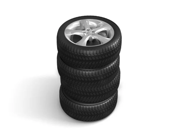 Wheels for the sports car — Stock Photo, Image
