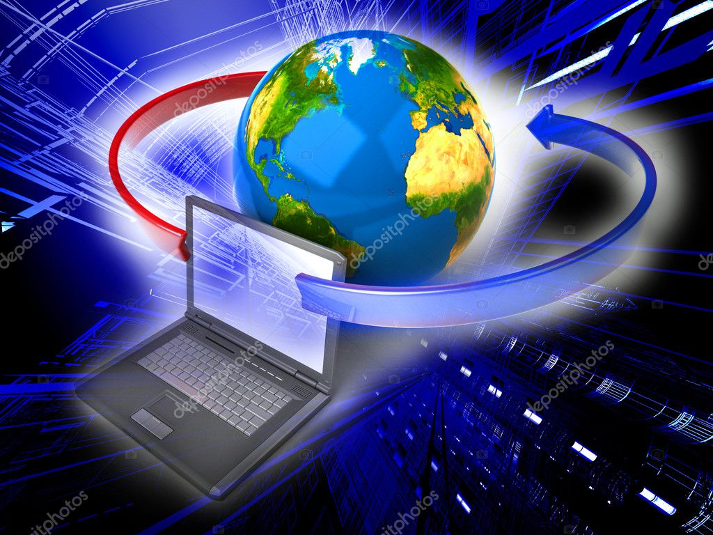 Global network the Internet — Stock Photo © ArchManStocker #6266916