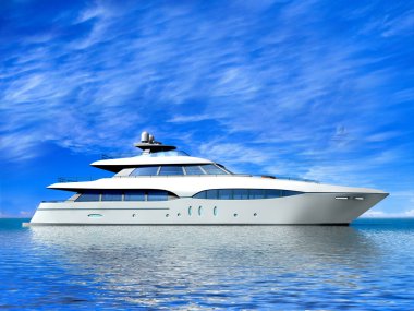 Luxury Yacht clipart