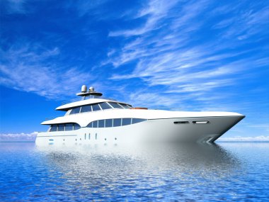 Luxury Yacht clipart