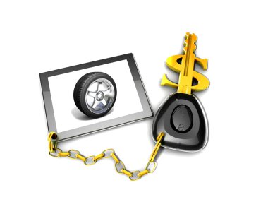 Key-car clipart