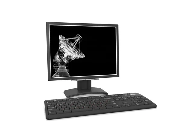 Modern bilgisayar — Stok fotoğraf
