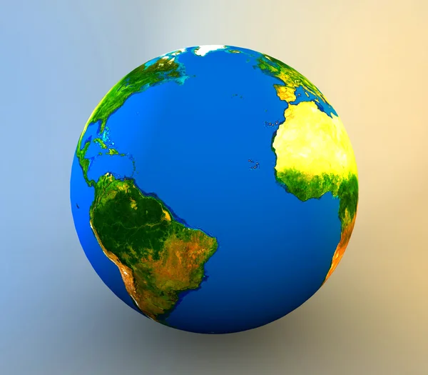 3d realistic Globe — Stock Photo, Image