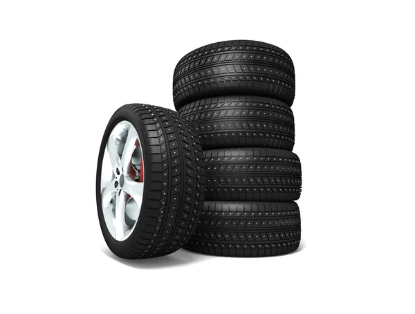 Neue Reifen — Stockfoto
