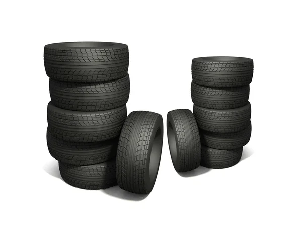 New tyres — Stock Photo, Image