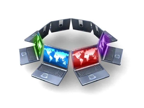 Laptop ring — Stock Photo, Image