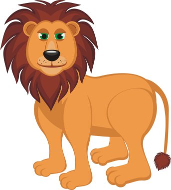 Cute lion clipart