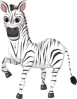 Funny Zebra clipart
