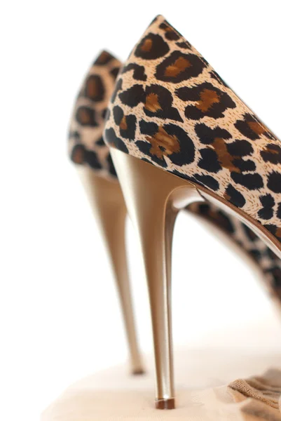 Scarpe leopardate — Stockfoto