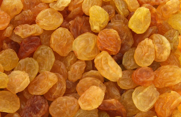 stock image Golden yellow raisins background