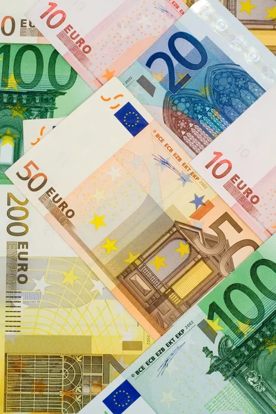 Euro-Währungscollage — Stockfoto