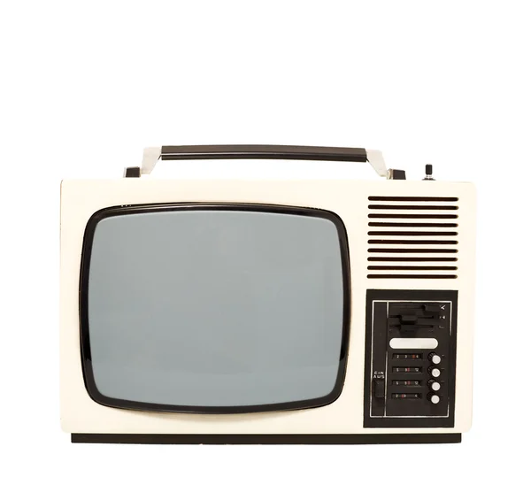 Oude mode televisietoestel — Stockfoto