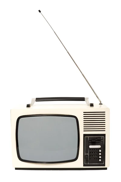 旧的老式的电视机 — 图库照片