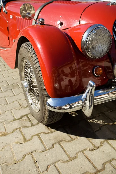 Stock image Vintage red car detail