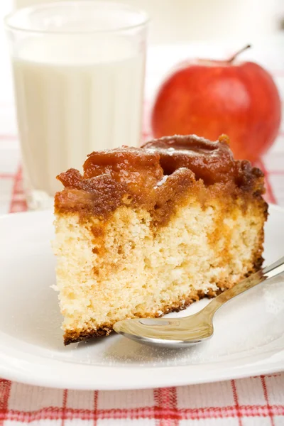 stock image Apple sponge cake breakfast