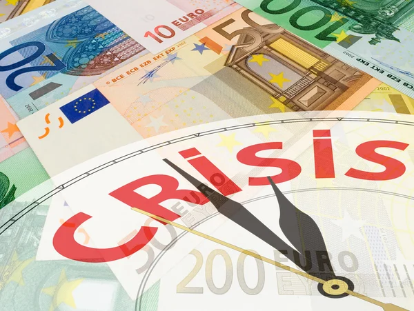 Euro valuta collage — Stockfoto
