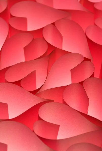 Valentine dag rode harten achtergrond — Stockfoto