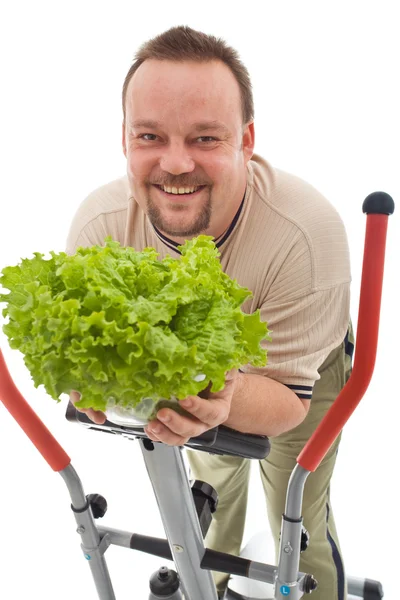 Man with healthy lifestyle choices — Stock Photo, Image