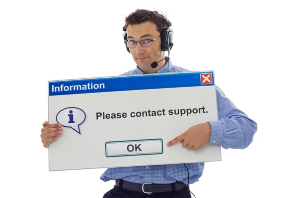 Friendly support personnel — Stock Photo, Image