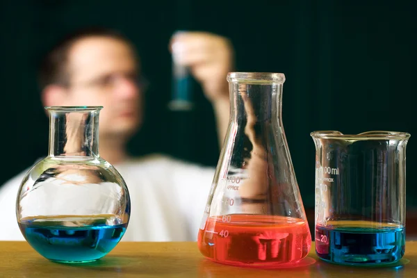 Koncepcja badań chemia — Zdjęcie stockowe