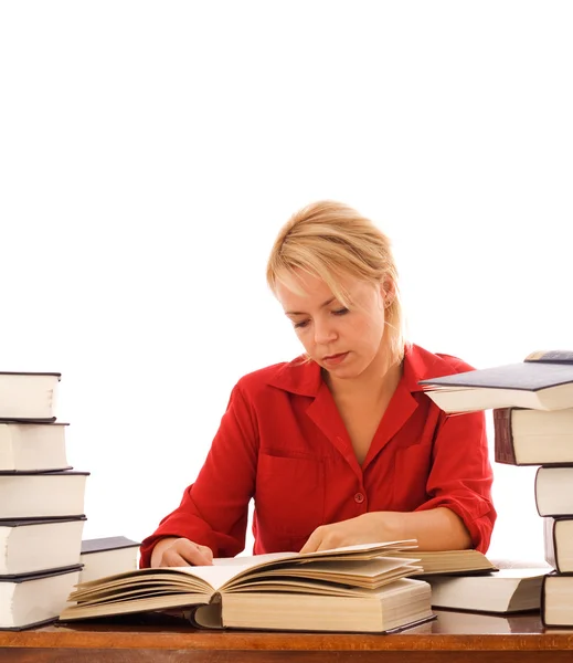 Woman studying — Stock Photo, Image