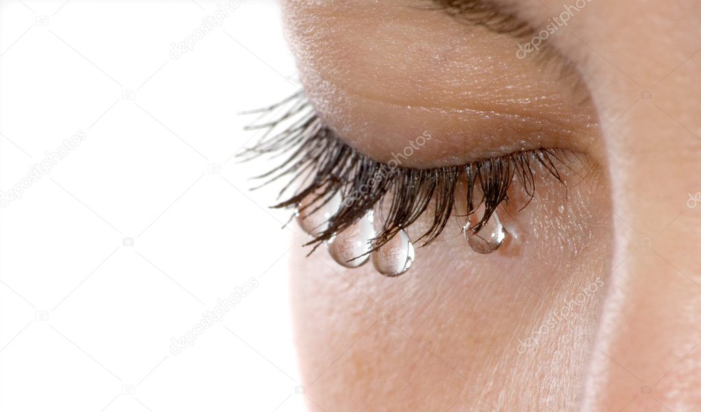 Woman tears