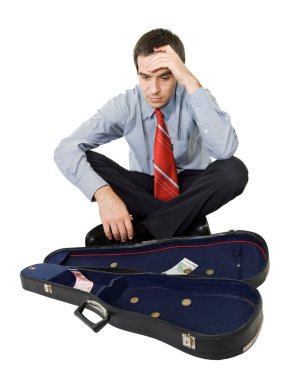 Bankrupt businessman clipart