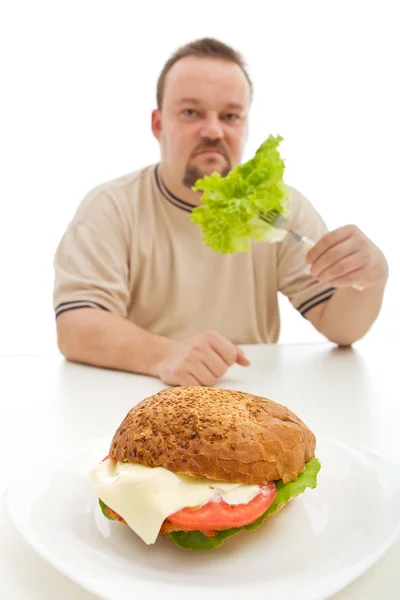 Scelte di dieta concetto — Foto Stock