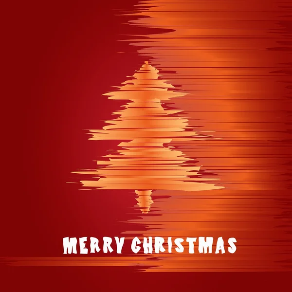 Vánoční přání v teplých barvách — Stockový vektor