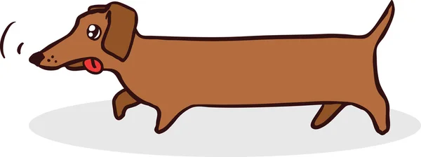 Grävling-hund — Stock vektor