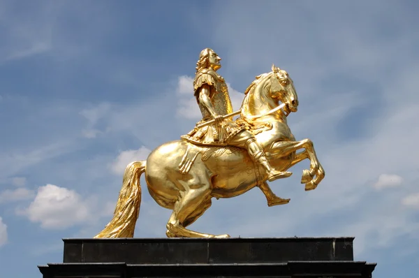 Augusto II A estátua forte — Fotografia de Stock