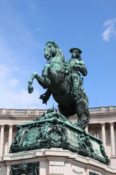 Estátua de príncipe eugene — Fotografia de Stock