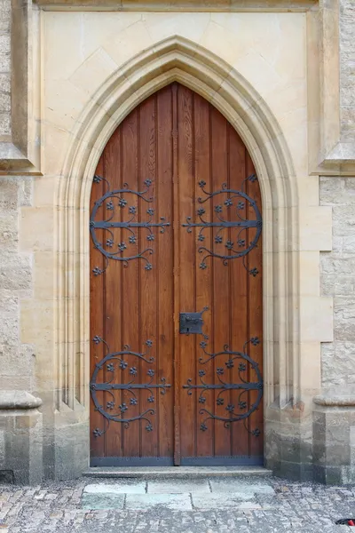 Medieval front door — Stock Photo, Image
