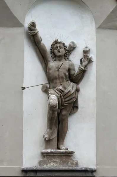 Статуя Святого Себастьяна — стоковое фото