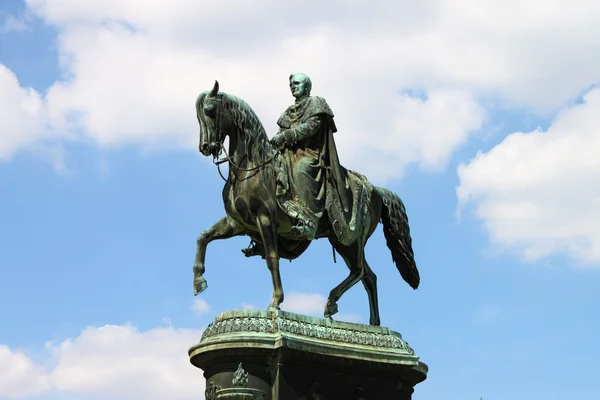 Standbeeld van koning johann — Stockfoto