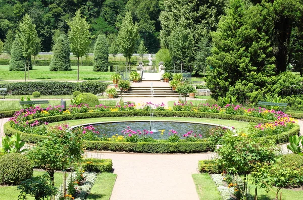 Giardini del Castello di Weesenstein — Foto Stock