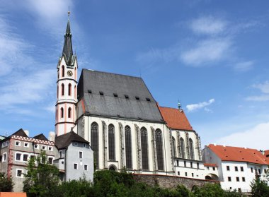 Saint Vitus church in Cesky Krumlov clipart