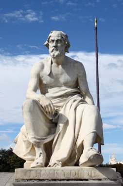 Statue of Thukydides clipart