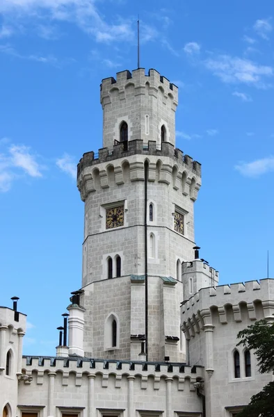 Glockenturm der Burg Hluboka — Stockfoto
