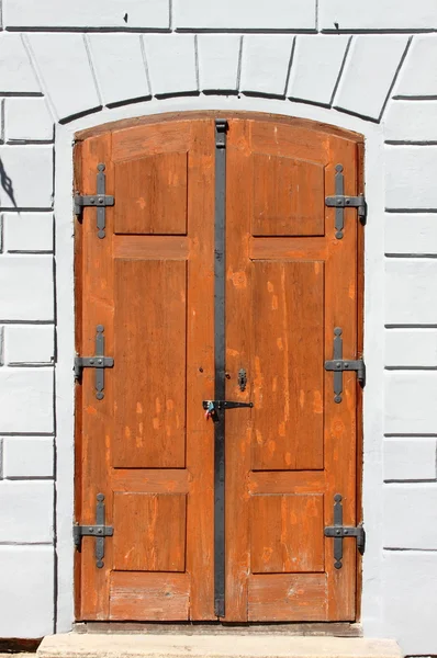 Středověké domovní dveře v Praze — Stock fotografie