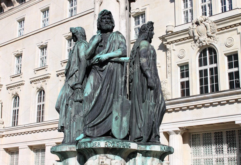 Austriabrunnen fountain, Vienna